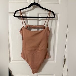 Active wear Tan Bodysuit for Women